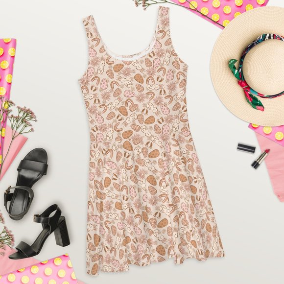 Boho Bunny Egg Easter Dress - Picture 3 of 16